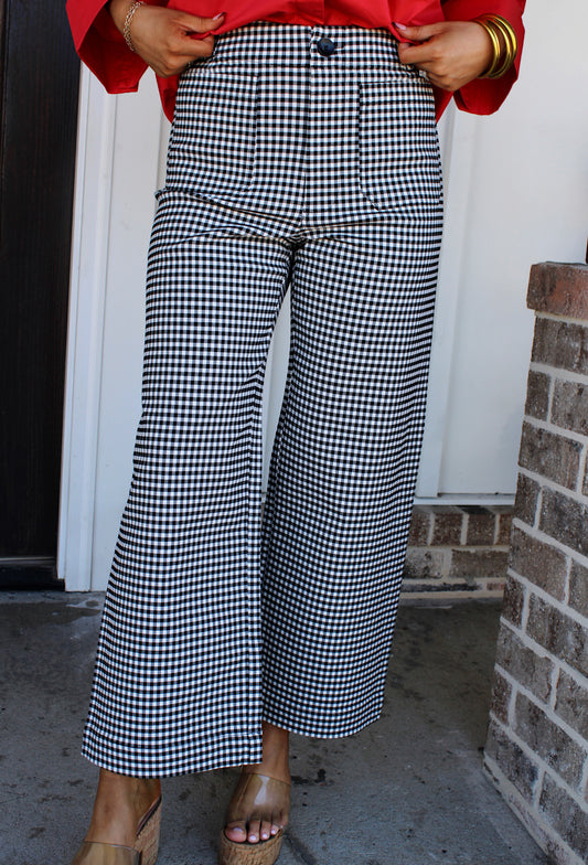 Sweet Victory Gingham Pants