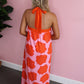Sunset Seashell Midi Dress