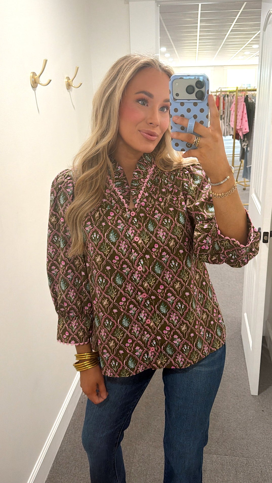 Maple Muse Floral Blouse
