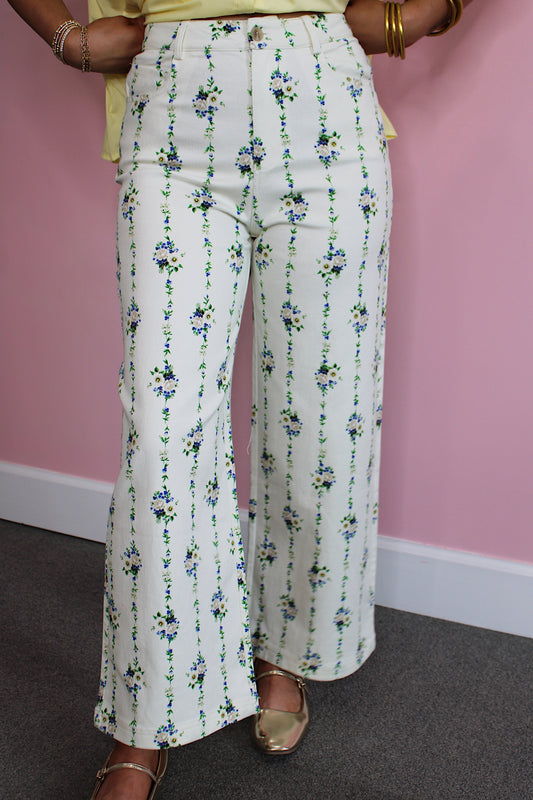 Enchanted Garden Floral Pants