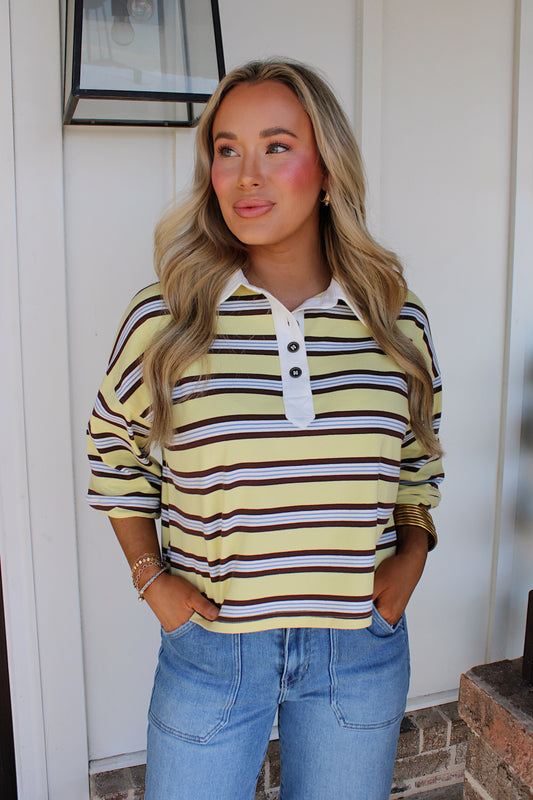 Golden Hour Stripe Top