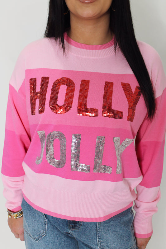 Holly Jolly Sequin Pullover