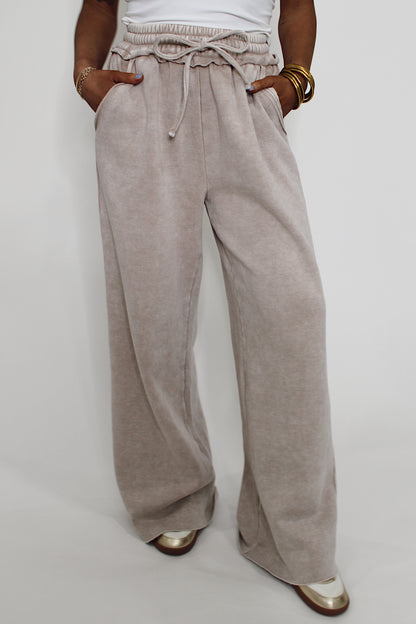 RESTOCK / Acid Washed Fleece Sweatpants