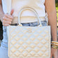 CAROLINE HILL | Pearl Quilted Ricky Mini Tote