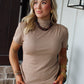 Ruched Neck Top - Coco