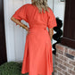 Crisp Autumn Midi Dress