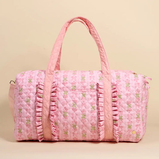 On-The-Go Quilted Weekender Bag - Oh So Fancy Pink