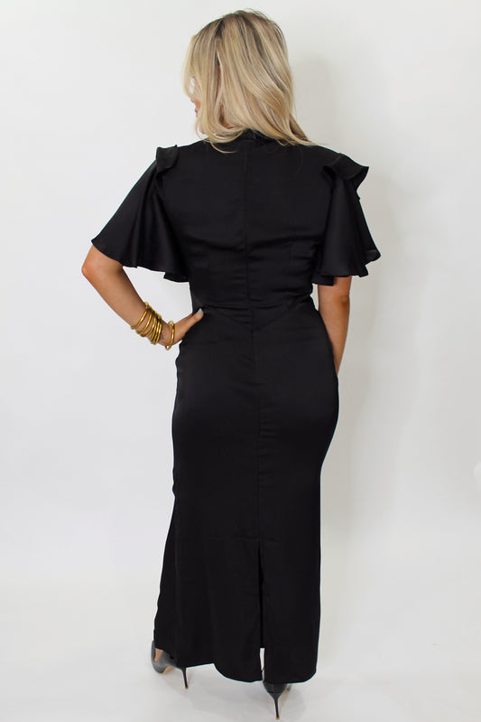 Night At The Gala Midi Dress