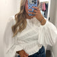 Cinnamon Sweet Scrunched Top