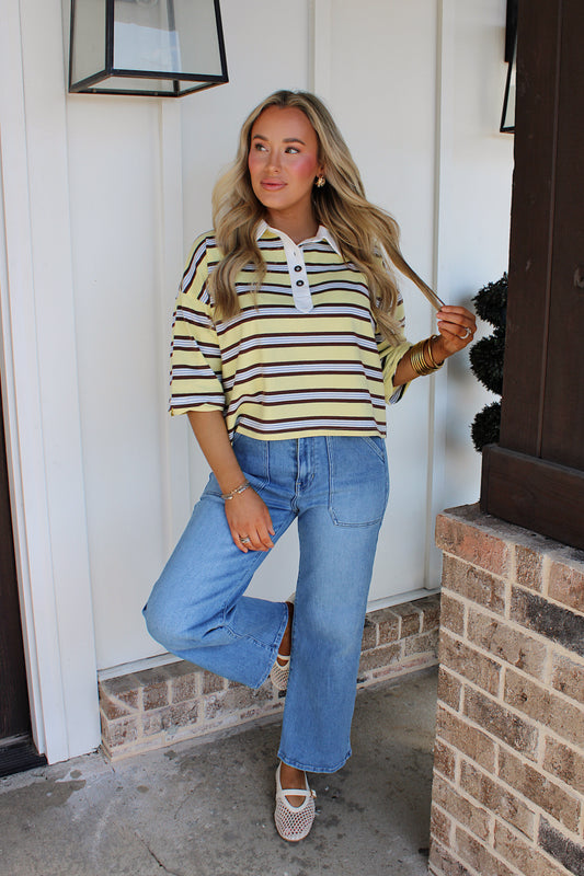 Golden Hour Stripe Top