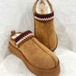 Storm Platform Slip On - Chestnut