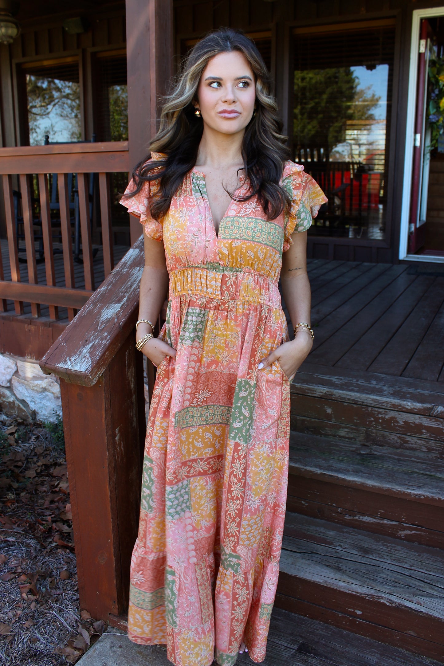 Autumn Brunch Maxi Dress