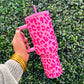 Pink Leopard Tumbler