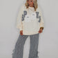 Spooky Patch Detail Sweatshirt