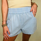 Bryn Washed Denim Shorts