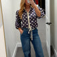 Plum Jam Polka Dot Button Down
