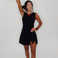 Tie Wrap Romper - Black