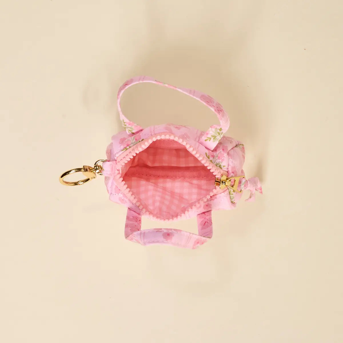 Itty Bitty Duffle Bag Charm - Oh So Fancy Pink