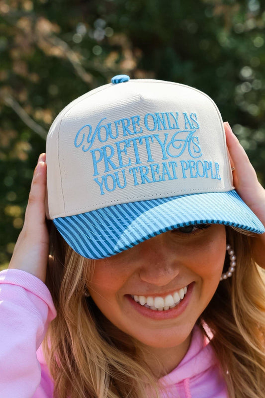 PRETTY GIRL PRIVILEGE TRUCKER HAT