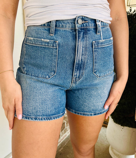 JBD | The Maria Patch Pocket Denim Shorts