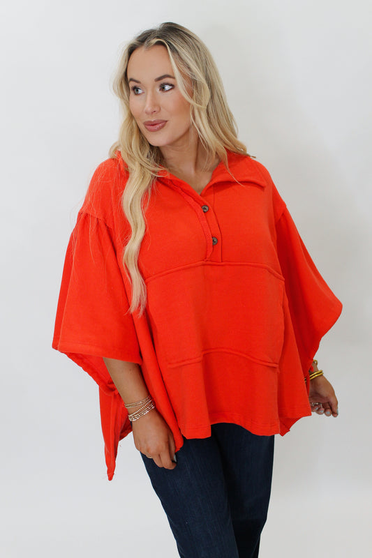 Let's Get Cozy Oversized Top