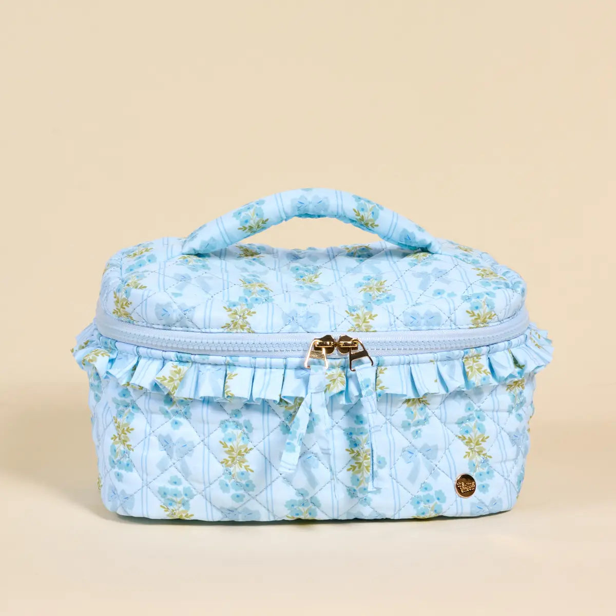 Glam & Go Quilted Cosmetic Bag - Oh So Fancy Blue