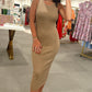 All Yours Midi in Dark Taupe