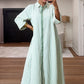 Sage Breeze Stripe Maxi