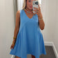 After Beach Breeze Dress - Blue