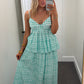 Serenity Gingham Skirt Set