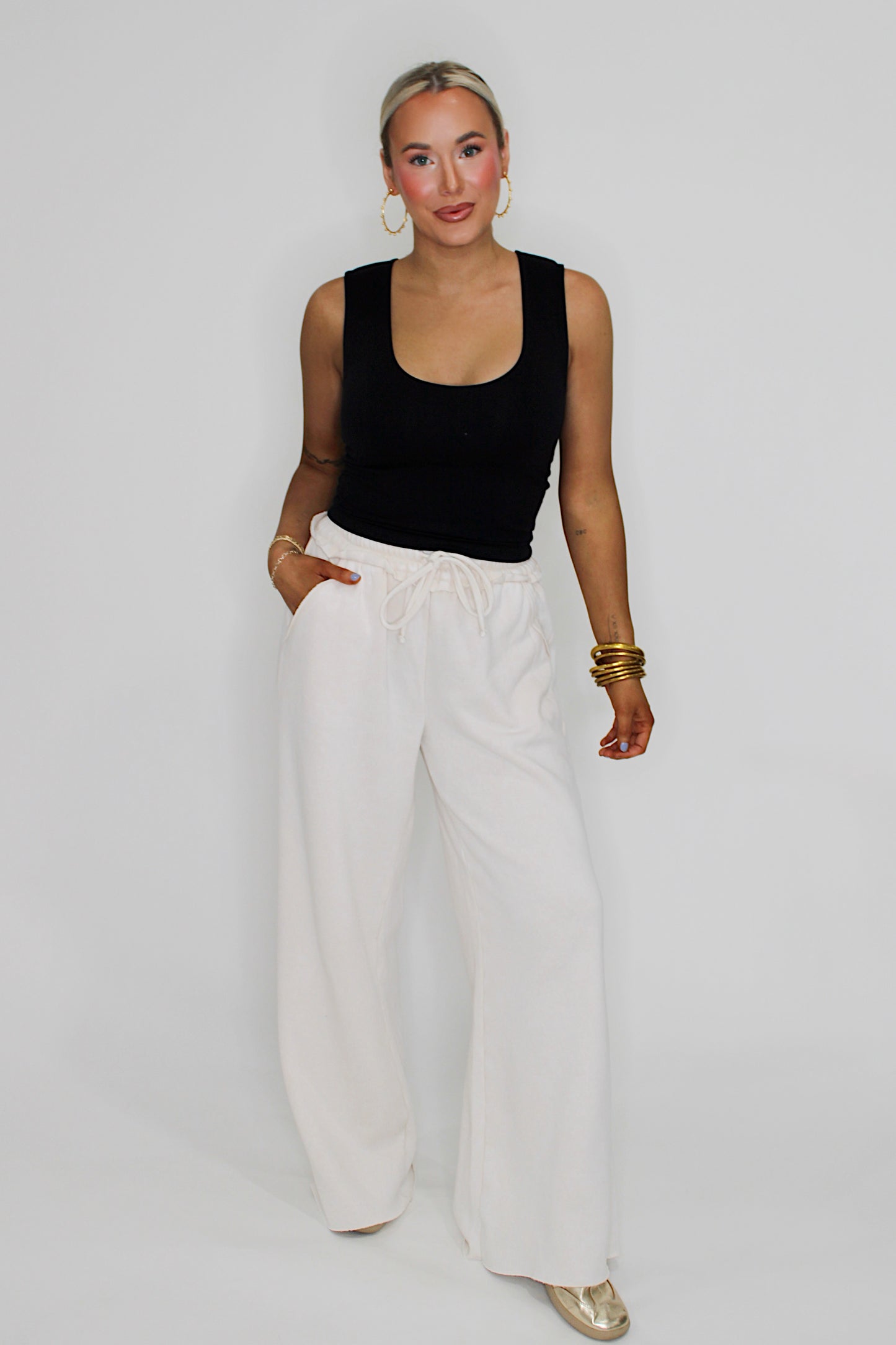 Seamless Cropped Tank w/ Built-in Bra