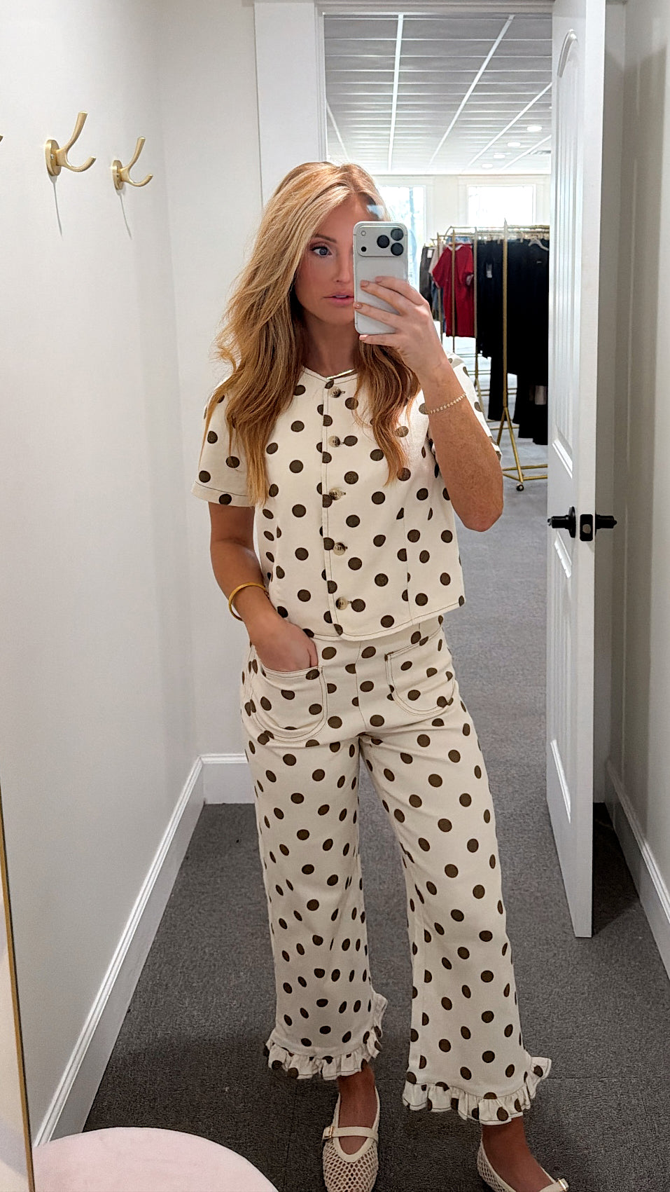 Whimsy Polka Dot Pant Set