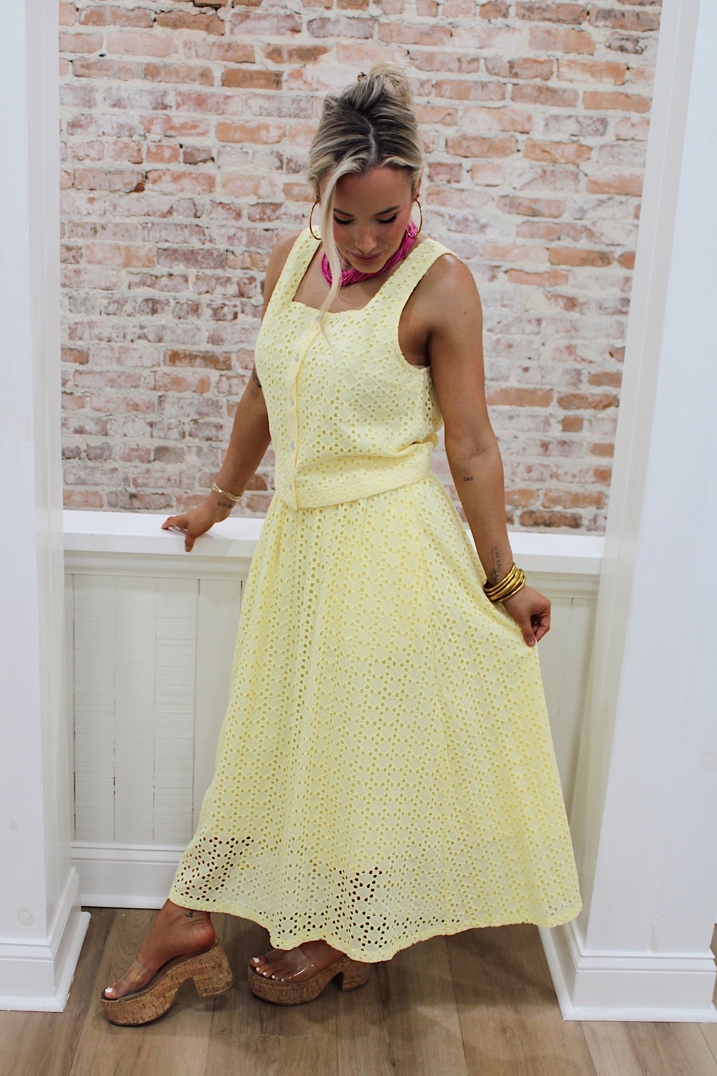 The Sunny Eyelet Set