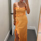 Golden Hour Ruffle Midi