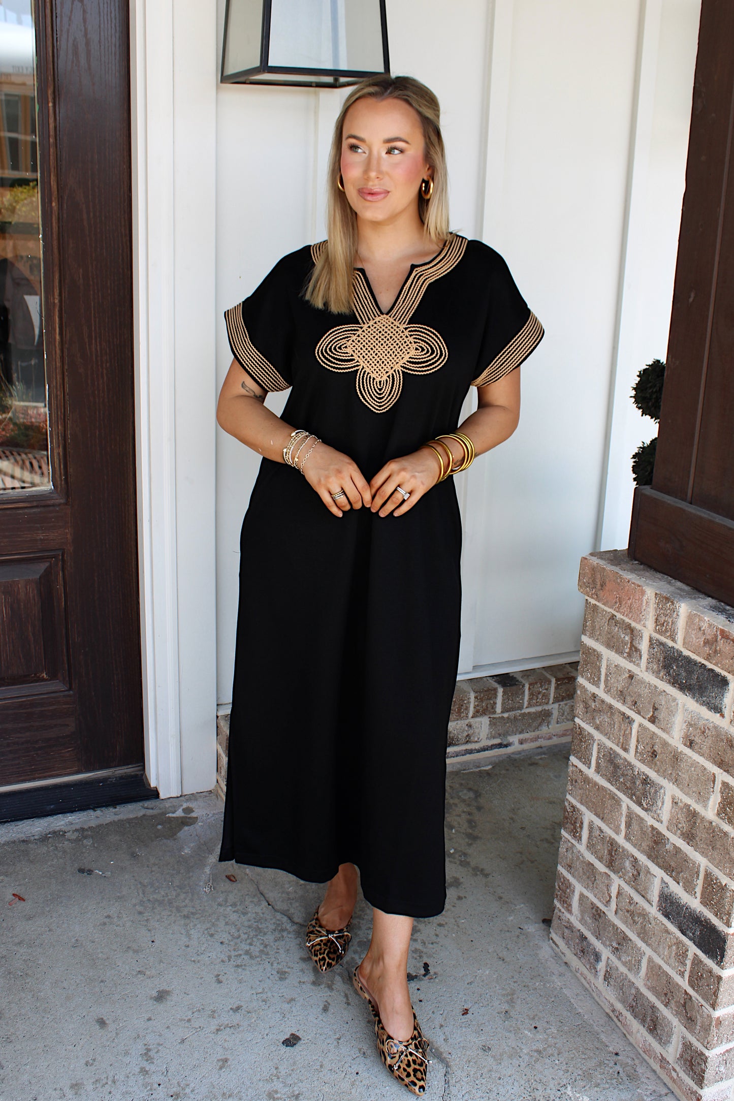 Smooth Shadow Black Maxi