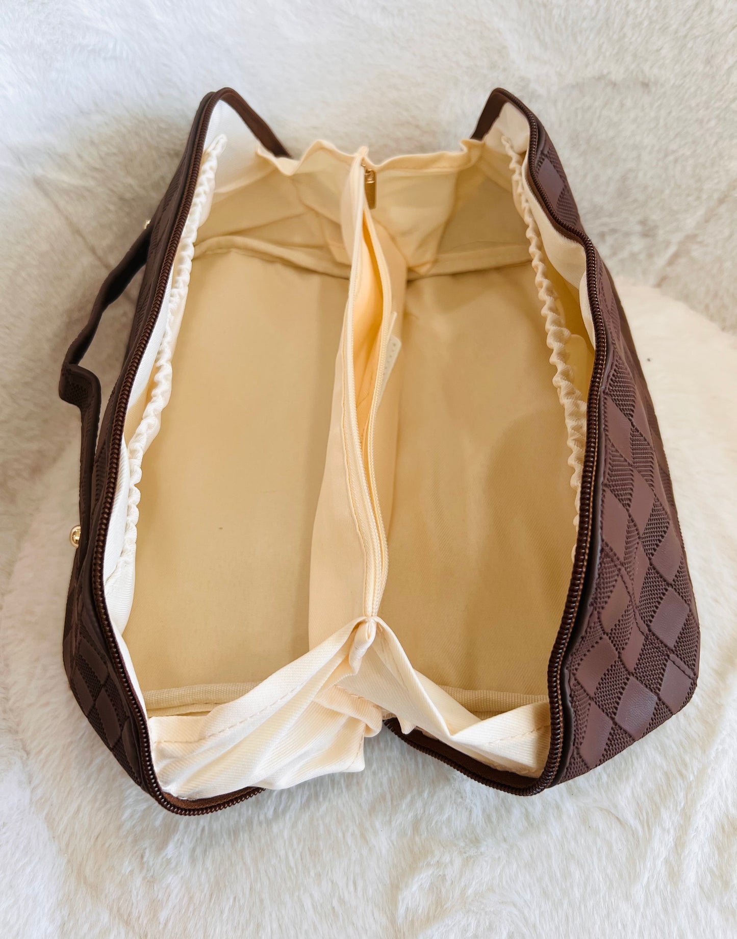 Rosemary Leather Makeup Bags