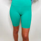 Lucy Biker Shorts - Turquoise