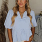 Sweet Surprise Blouse in Baby Blue