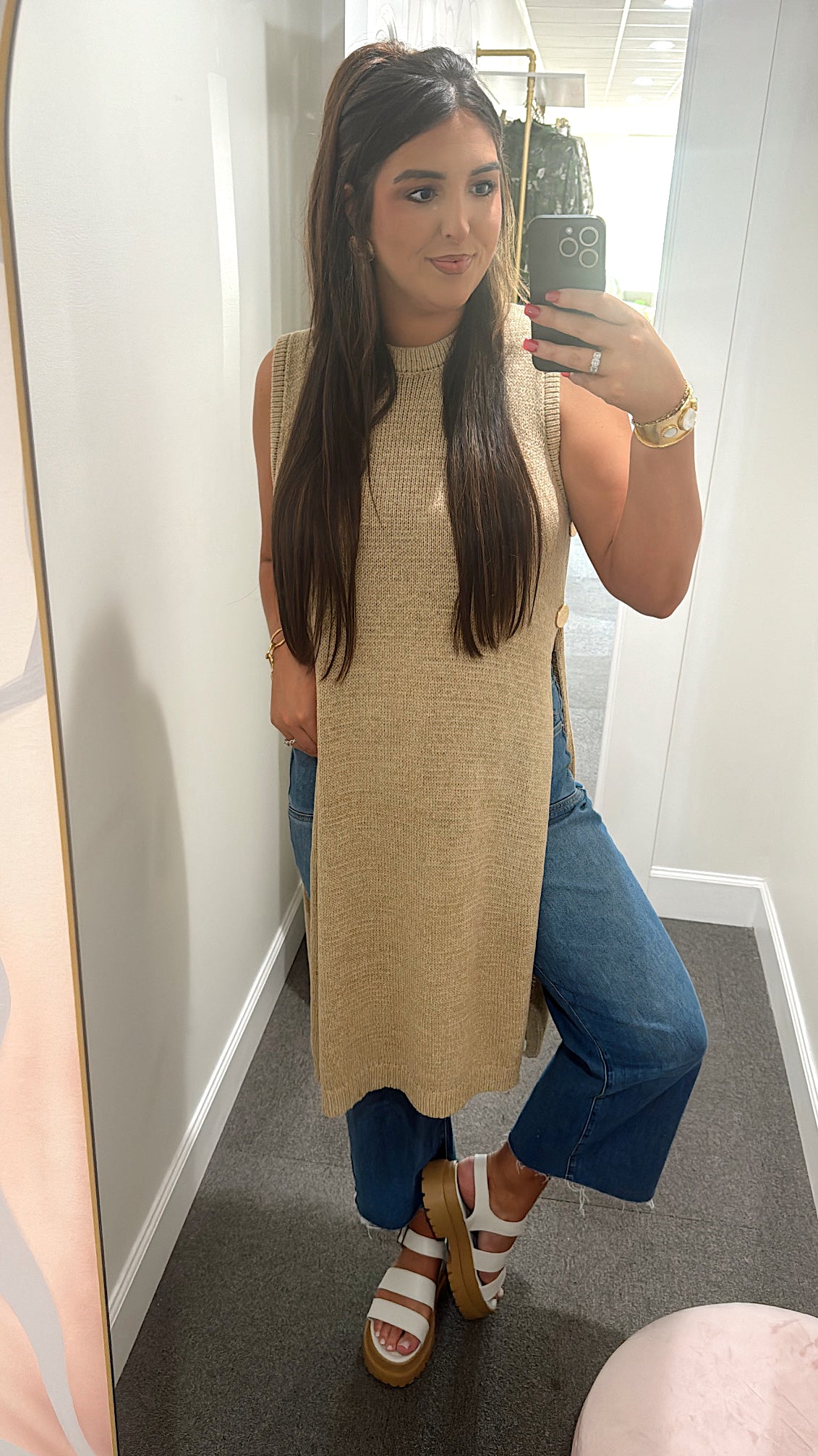 Latte to Go Longline Top
