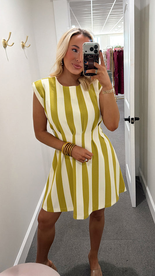 Lemon & Lime Stripe Mini