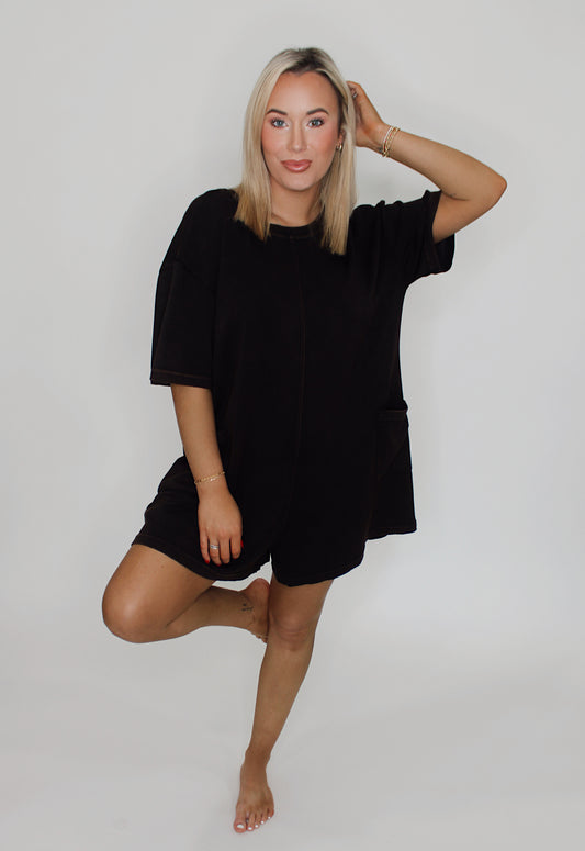 Mineral Washed Romper
