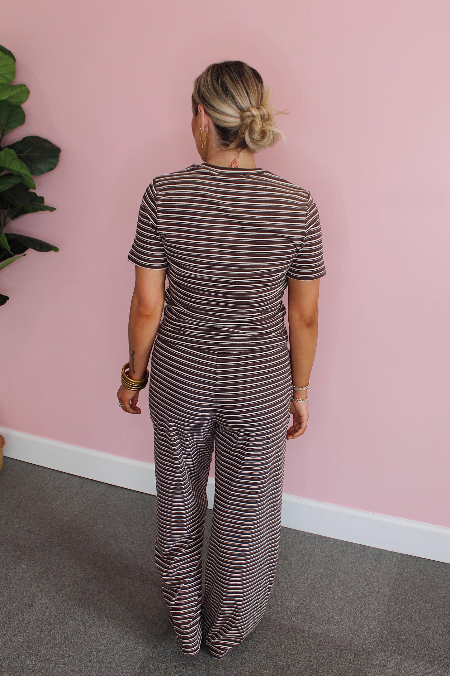 Snuggle Stripe Set - Brown