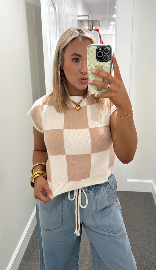The Ellie Checkered Top