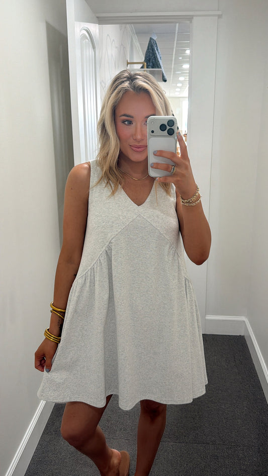 After Beach Breeze Dress - Grey