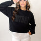 Football Puff Crewneck