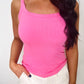 Kennedy Ribbed Tank - Pink