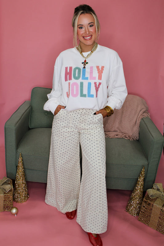 Holly Jolly Patchwork Pullover