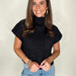 So Chic Sweater Top in Black