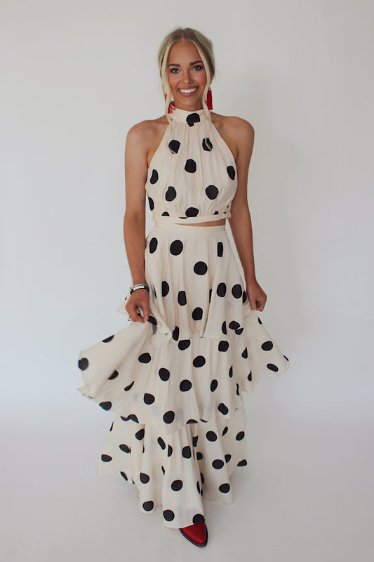 Polka Dot Skirt Set