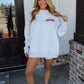 Georgia Embroidered Mock-Neck - Gray